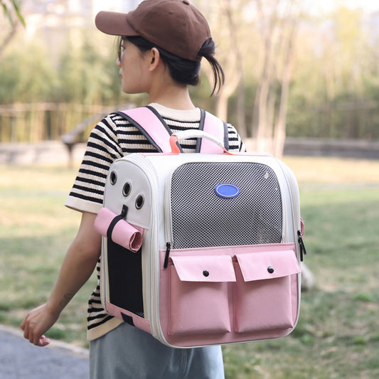 Dog Puppy Cat Portable space capsule backpack