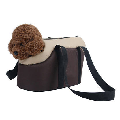 Pet Shoulder Carrier Purse Warm Sponge Travel Bag Puppy Cat Dog Portable Warm Tote