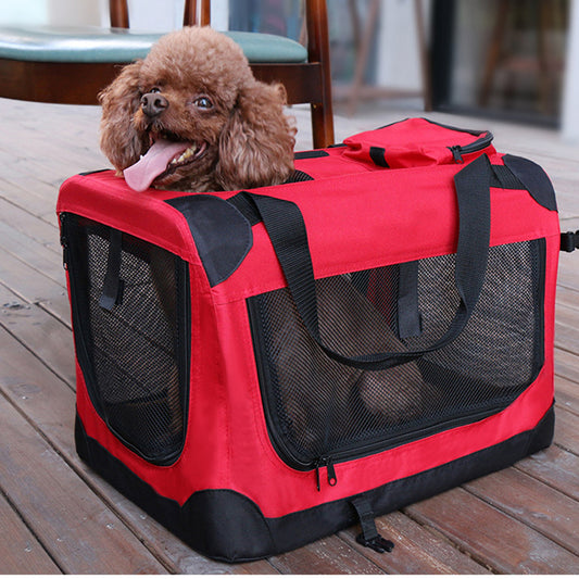 Pet Fabric Dog Cat Crate Puppy Carrier Travel Cage