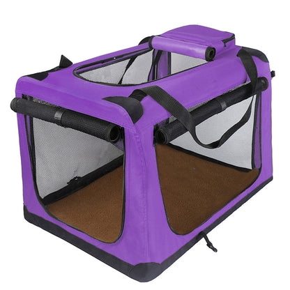 Pet Fabric Dog Cat Crate Puppy Carrier Travel Cage