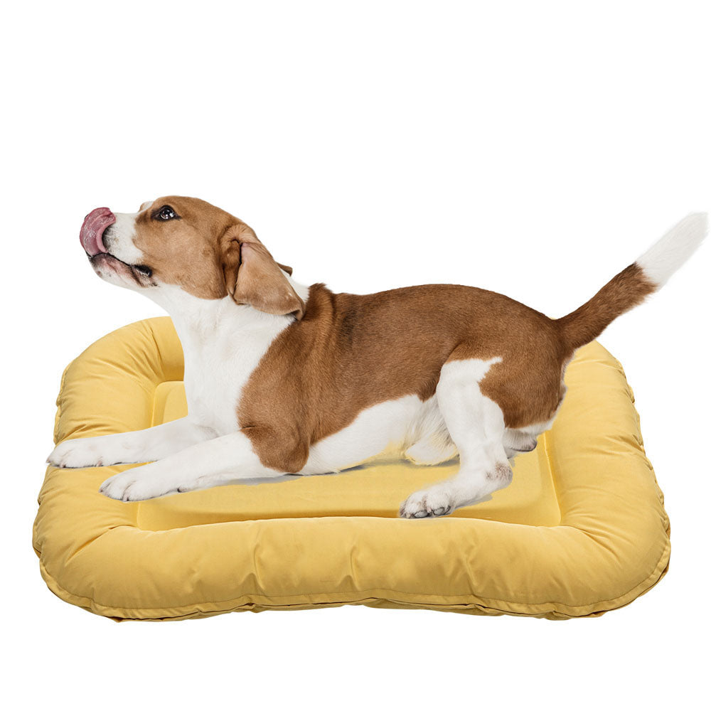 Dog Bed Dog Mat Waterproof Pet GEL Memory Foam Raw Cotton Filling