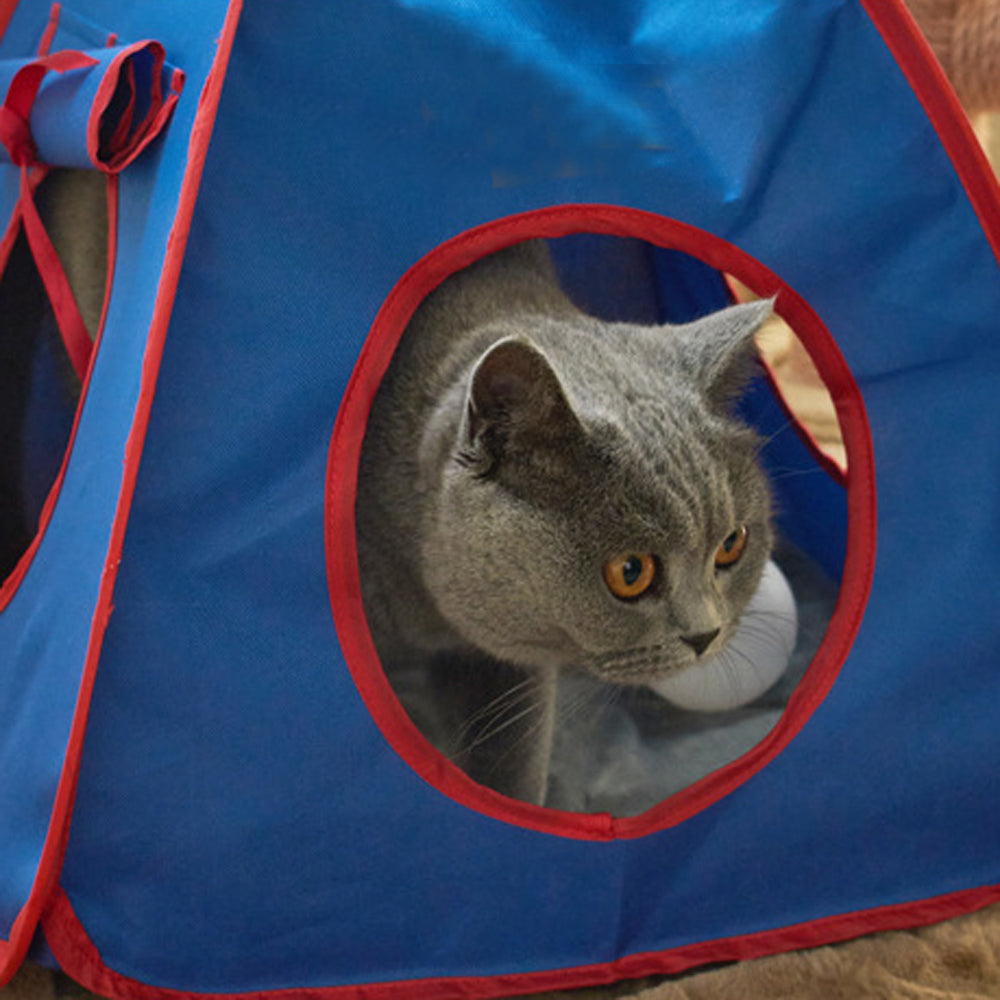 Oxford Cloth pet cat Nesting indoor Fairy Peach tent Waterproof three sided opening outdoor pet tent