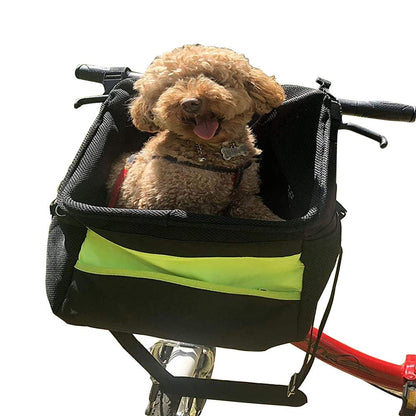 Portable Pet Bike Basket  Lightweight and Convenient for Comfy Dog Rides