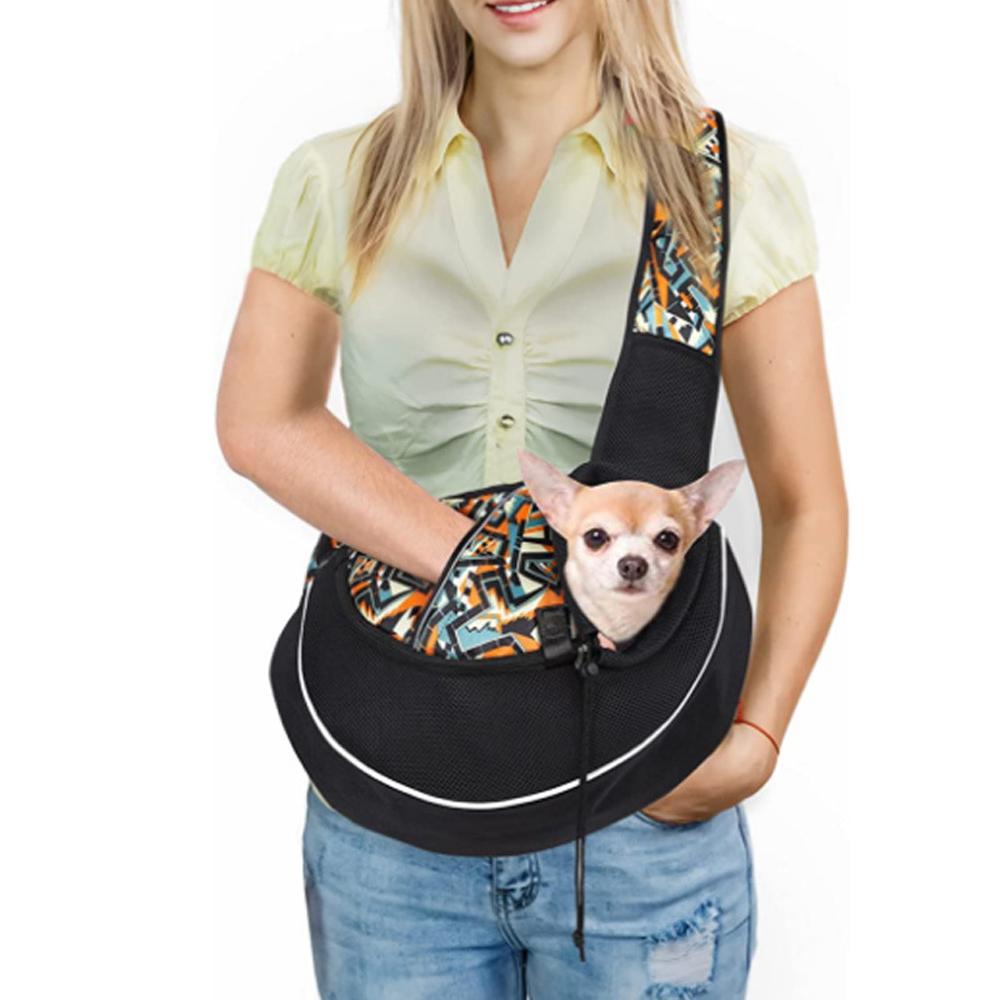 pet carrier puppy dog cat Portable crossbody bag breathable travel