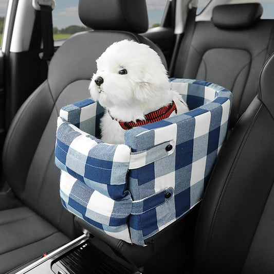 Dog Puyy Cat Car Seat Armrest Box Position