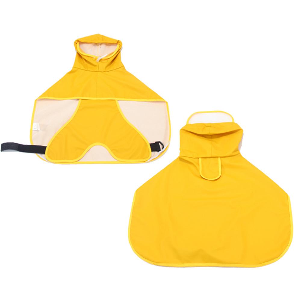 Pet Raincoats Belly Guard Raincoat PU Material Waterproof