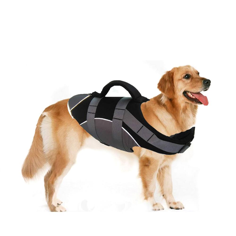 Pet Summer New Life Jacket, Essential for Dog Swimming Stylish Vest with High Buoyancy & Multi-colors