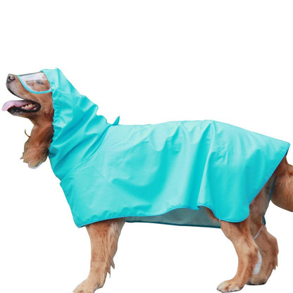 Pet Raincoats Belly Guard Raincoat PU Material Waterproof