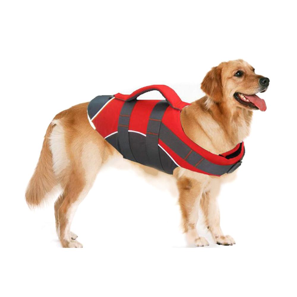 Pet Summer New Life Jacket, Essential for Dog Swimming Stylish Vest with High Buoyancy & Multi-colors