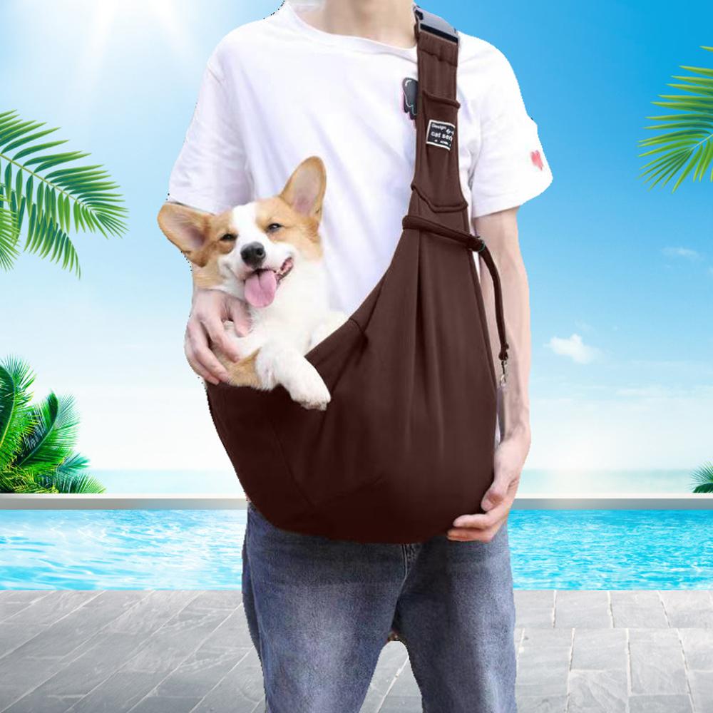 Pet Dog Cat Carrier Adjustable Strap Hands Pouch Puppy Travel Bag