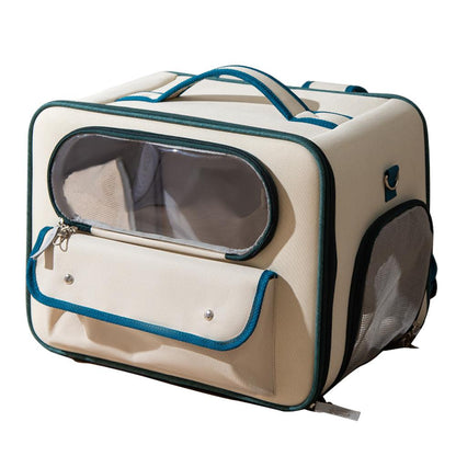 Pet Backpack Breathable Outdoor Cat Airline Approved Carrier Travel Bag Dogs Portable Travel