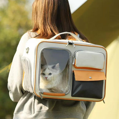 Pet Backpack Breathable Outdoor Cat Airline Approved Carrier Travel Bag Dogs Portable Travel