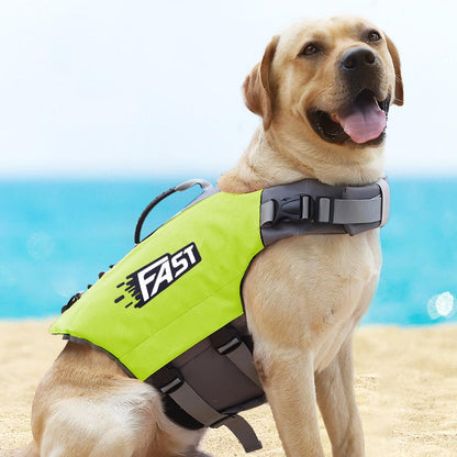 Dog Life Jacket Vest Waterproof and Breathable for Medium to Large Dogs Swimming