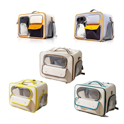 Pet Backpack Breathable Outdoor Cat Airline Approved Carrier Travel Bag Dogs Portable Travel