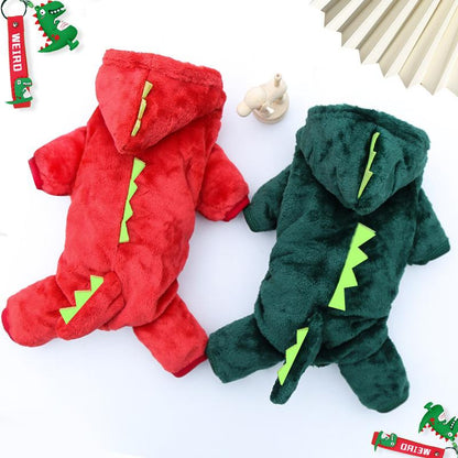 Puppies Dogs Small Pet Costume Dinosaur Party Cosplay Funny Sweaters