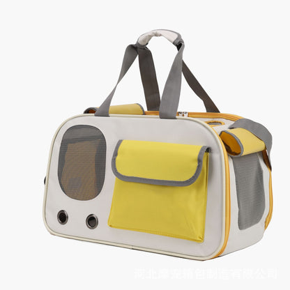 Cat Dog Puppy Pet Transport Box Carrier Bag Portable Foldable Handbag Shoulder Breathable