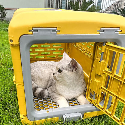 Pet portable approved box folding box outing cat bag pet cage dog cage