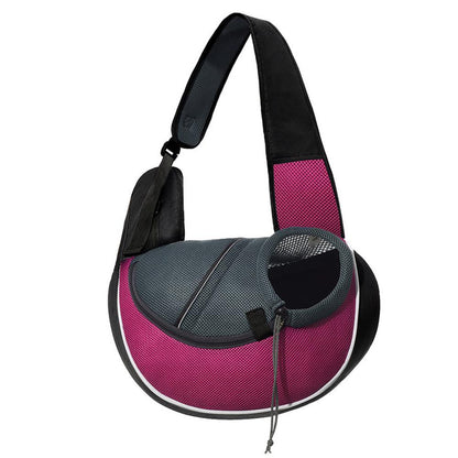 pet carrier puppy dog cat Portable crossbody bag breathable travel