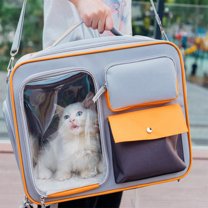 Pet Backpack Breathable Outdoor Cat Airline Approved Carrier Travel Bag Dogs Portable Travel