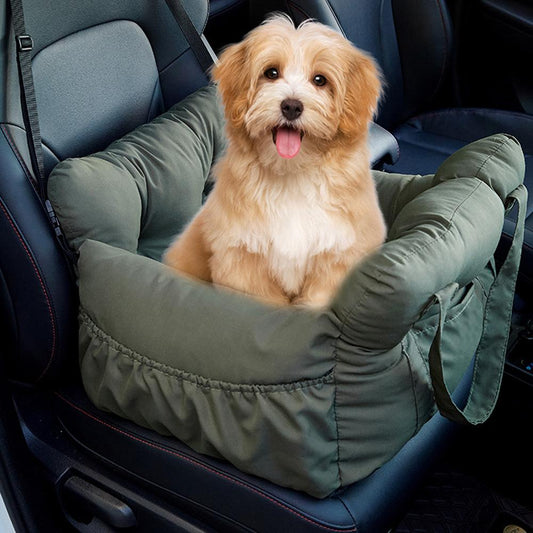 Pet Dog Cat travel Bed Car Seat Carrier Portable passenger Seat