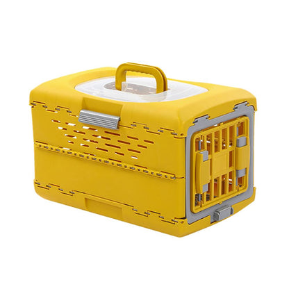 Pet portable approved box folding box outing cat bag pet cage dog cage