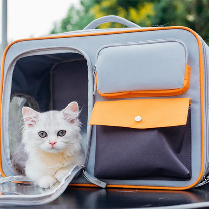 Pet Backpack Breathable Outdoor Cat Airline Approved Carrier Travel Bag Dogs Portable Travel