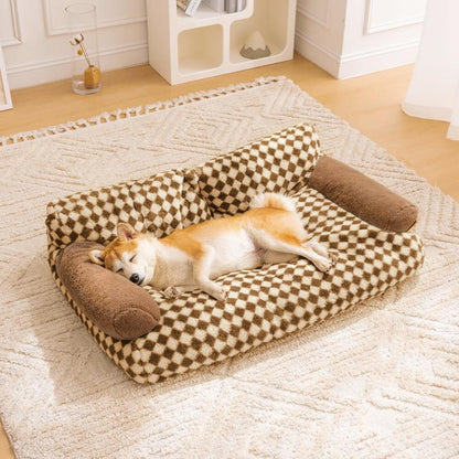 Vintage Leisure Diamond Dog & Cat Sofa Bed