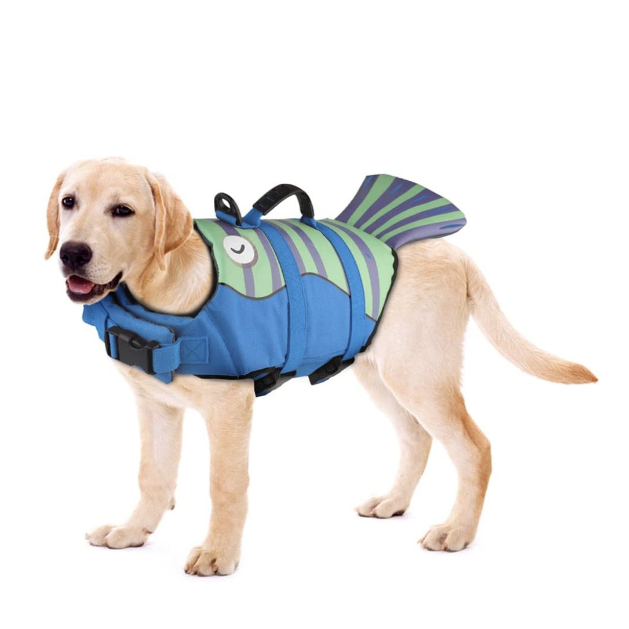 Summer Pet Life Jacket Mermaid Design Ensures Safe Dog Swimming