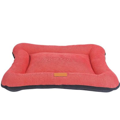 Anti-Slip Dog Cat Beds Mat Cushion Corduroy