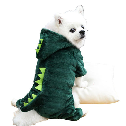 Puppies Dogs Small Pet Costume Dinosaur Party Cosplay Funny Sweaters