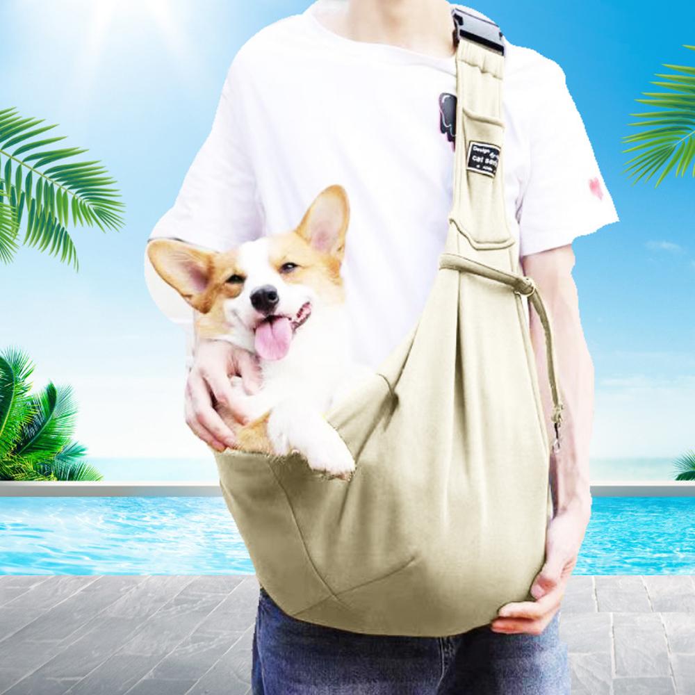 Pet Dog Cat Carrier Adjustable Strap Hands Pouch Puppy Travel Bag