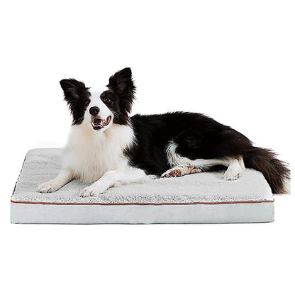 Orthopedic Memory Foam Blanket Bed for Large Dog Removable Washable Cover