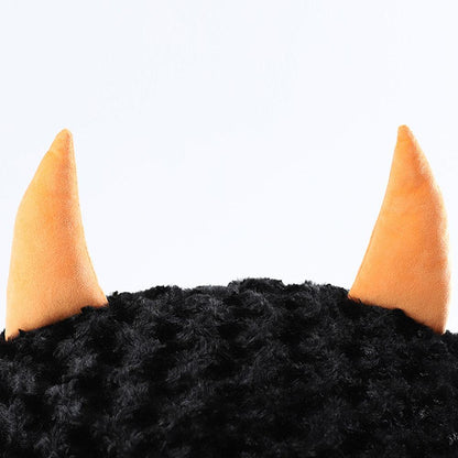 Short Plush Bat Shaped Cave Beds For dogs Cat Warm