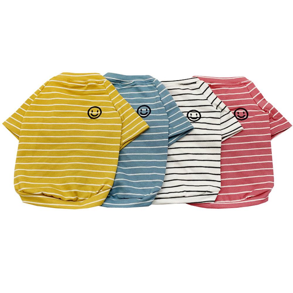 Matching Dog and Owner Clothes Striped T-Shirt Summer