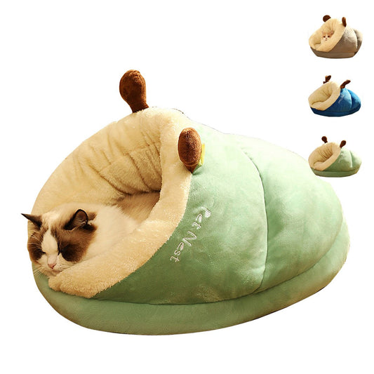 PP Cotton Winter Warm Pet Bed Soft Cat Sleep Bag Autumn