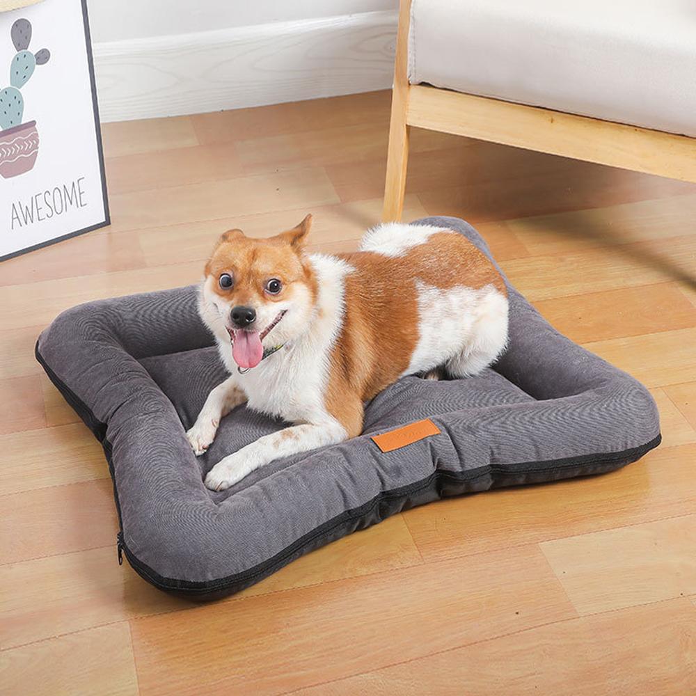 Anti-Slip Dog Cat Beds Mat Cushion Corduroy