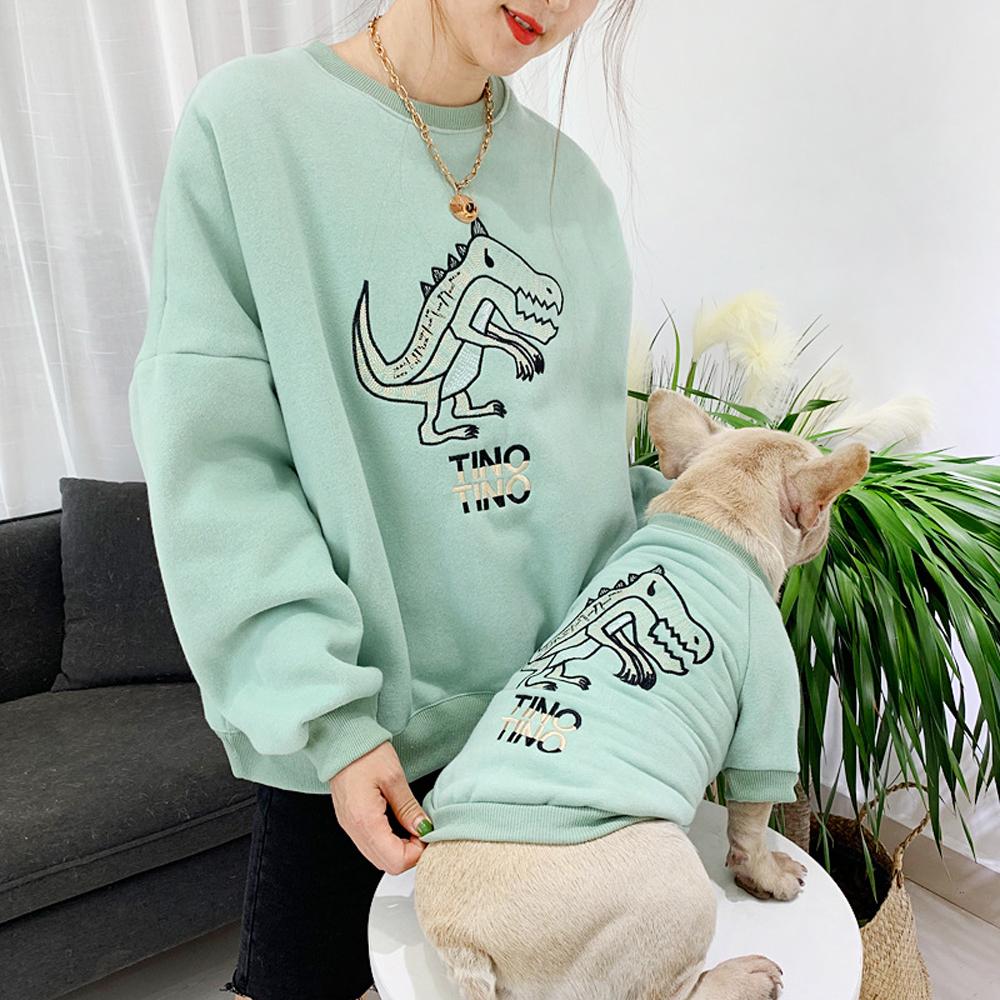 Pet Matching Owners Hoodie Single Dog Cute Men and Women One Size