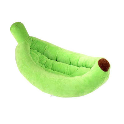 Pet Bed Cute Banana Shape Detachable Washable Nest Cushion for Dogs Cats