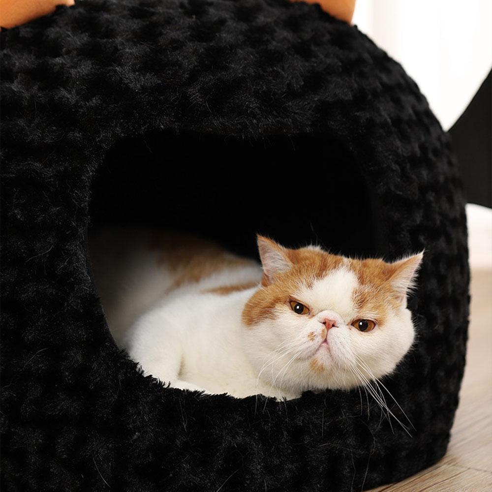 Short Plush Bat Shaped Cave Beds For dogs Cat Warm