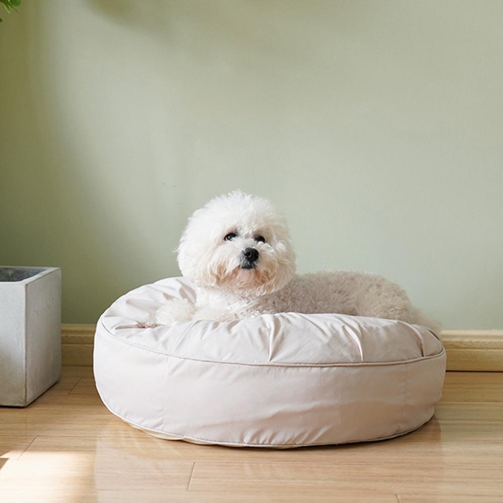 Donut Pet Dog Cat Bed Waterproof Elastic Washable