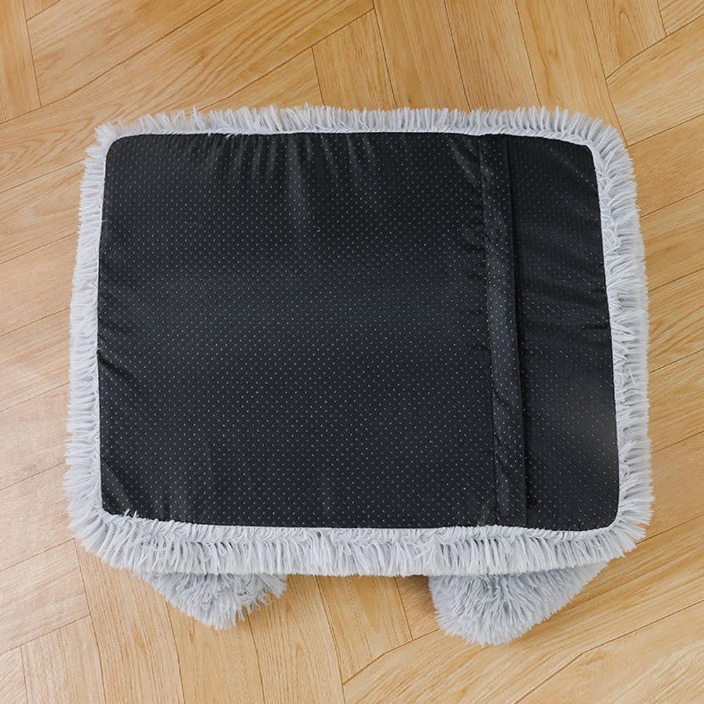 Plush memory foam large and small dog kennel bed for comfortable sleeping