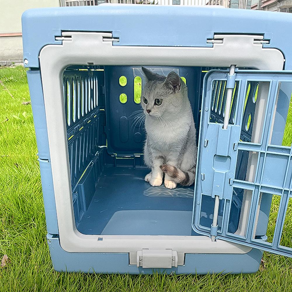 Pet portable approved box folding box outing cat bag pet cage dog cage