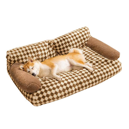 Vintage Leisure Diamond Dog & Cat Sofa Bed