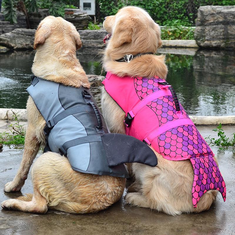 Dog Puppy Life Jacket Pet Lifesaver Swimwear