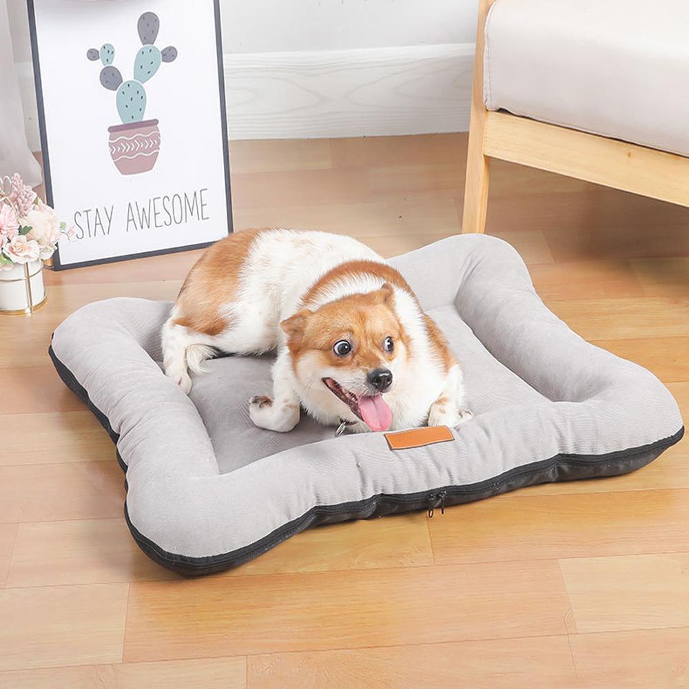 Anti-Slip Dog Cat Beds Mat Cushion Corduroy