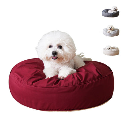 Donut Pet Dog Cat Bed Waterproof Elastic Washable