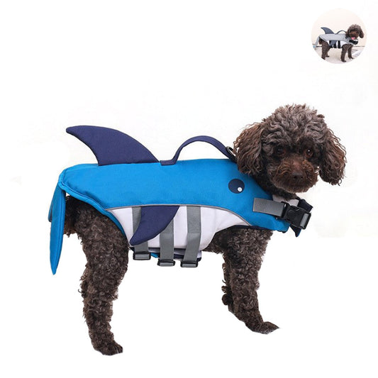 Dog Life Jacket Vest Mermaid Reflective Whale Design Guarding Joyful Swimming Moments