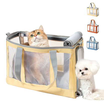 Pet carrier Cat puppy dog portable handbag shouder bag space cabin