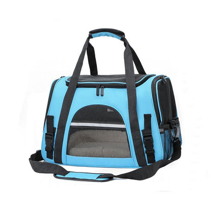 Pet Bags Portable Dog Cat Out Airline Approved Carrier Mesh Breathable