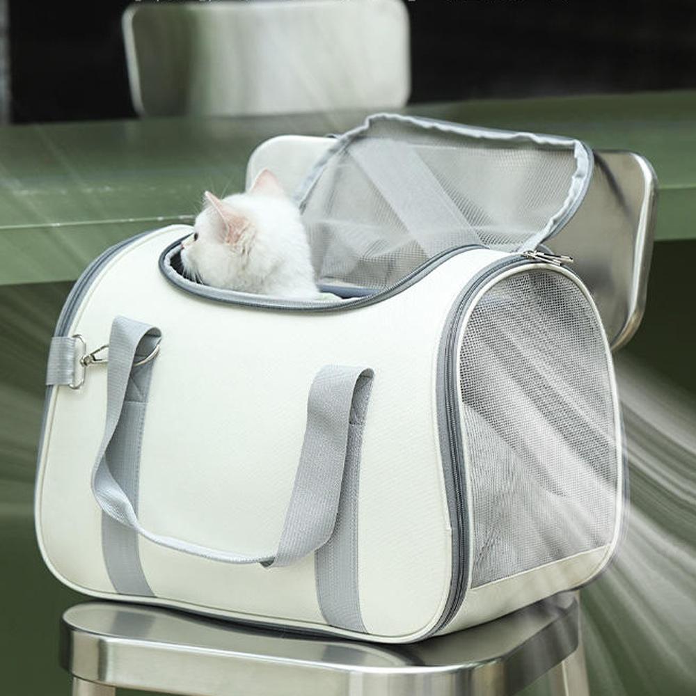 Pet carrier Cat puppy small dog bag handbag for travel outing Breathable Box